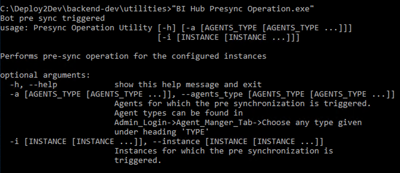 Admin Utilities in the Server