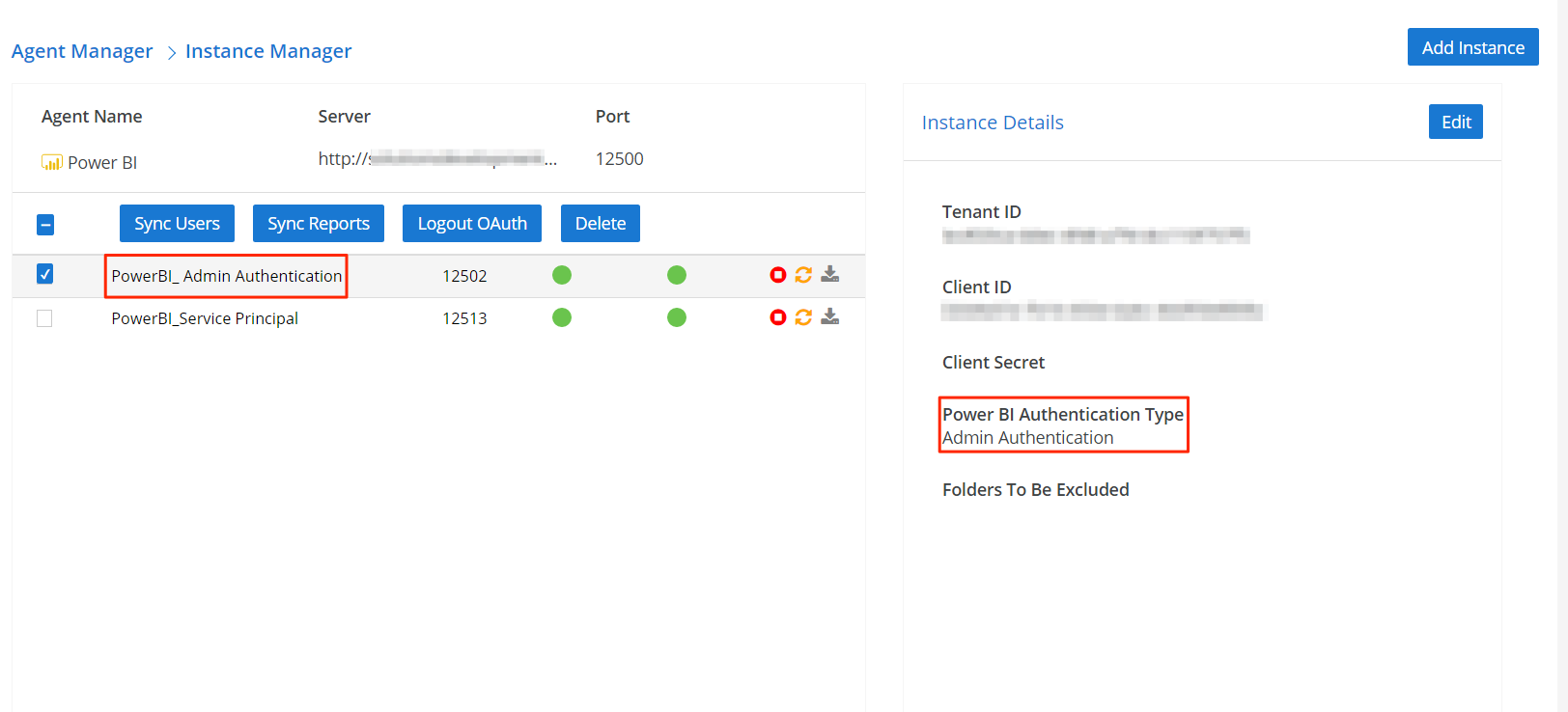 Power BI Admin Authentication