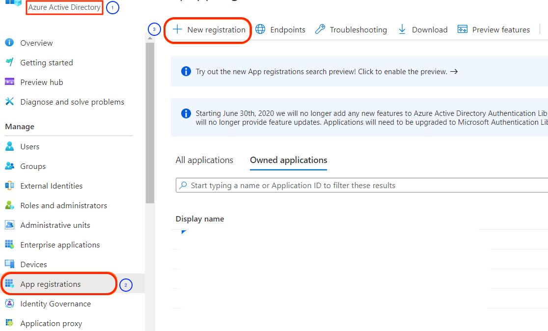 Azure Application Registration