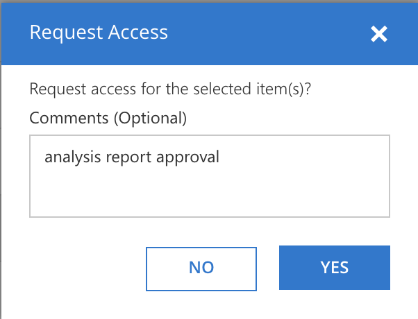 Request Access Window